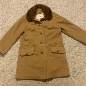 Vintage Women’s penguin coat fur collar